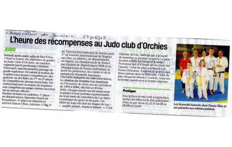 Fin d'année, Observateur du Douaisis